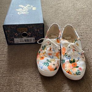 Keds x Rifle Paper Co. Floral tennis shoes